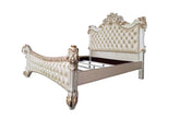 Vendome PU & Antique Pearl Finish Queen Bed Model BD01339Q By ACME Furniture
